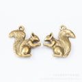 Zinc Alloy Squirrel Charm Pendant No.069021 for DIY Necklace Bracelet Jewelry Making view 4
