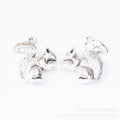 Zinc Alloy Squirrel Charm Pendant No.069021 for DIY Necklace Bracelet Jewelry Making view 3