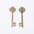 Zinc Alloy Key Charm Pendant No.924261 for DIY Necklace Bracelet Jewelry Making view 2