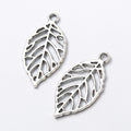 DIY Zinc Alloy Leaf Pendant Charm Vintage Jewelry Accessory For Necklace Making view 3