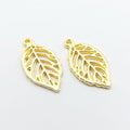 DIY Zinc Alloy Leaf Pendant Charm Vintage Jewelry Accessory For Necklace Making view 4