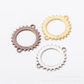 Zinc Alloy Gear Charm Pendant No.267186 for DIY Necklace Bracelet Jewelry Making view 4