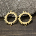 Zinc Alloy Gear Charm Pendant No.267186 for DIY Necklace Bracelet Jewelry Making view 3