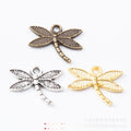 Zinc Alloy Dragonfly Charm Pendant No.681920 for DIY Necklace Bracelet Jewelry Making view 1