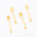 Zinc Alloy Spoon Fork Charm Pendant for DIY Necklace Bracelet Jewelry Making view 5