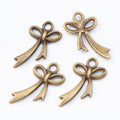 Zinc Alloy Bow Charm Pendant No.154786 for DIY Necklace Bracelet Jewelry Making view 4
