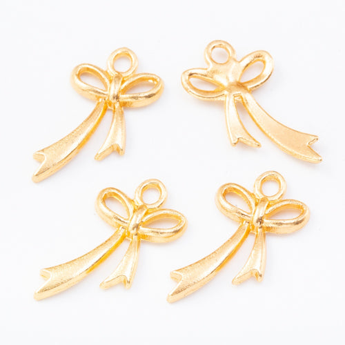 Zinc Alloy Bow Charm Pendant No.154786 for DIY Necklace Bracelet Jewelry Making