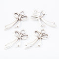 Zinc Alloy Bow Charm Pendant No.154786 for DIY Necklace Bracelet Jewelry Making view 3