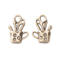 Zinc Alloy Pen Holder Charm Pendant No.125635 for DIY Necklace Bracelet Jewelry Making view 3