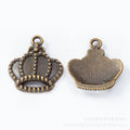 Zinc Alloy Crown Charm Pendant No.516403 for DIY Necklace Bracelet Jewelry Making view 4