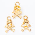 Zinc Alloy Skull Charm Pendant No.632107 for DIY Necklace Bracelet Jewelry Making view 3
