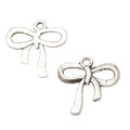 Zinc Alloy Bow Charm Pendant No.623325 for DIY Necklace Bracelet Jewelry Making view 2