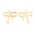 Zinc Alloy Bow Charm Pendant No.623325 for DIY Necklace Bracelet Jewelry Making view 3