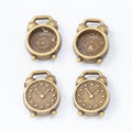 Zinc Alloy Alarm Clock Charm Pendant for DIY Necklace Bracelet Jewelry Making view 4