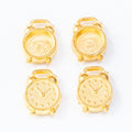 Zinc Alloy Alarm Clock Charm Pendant for DIY Necklace Bracelet Jewelry Making view 3
