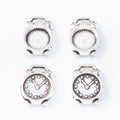 Zinc Alloy Alarm Clock Charm Pendant for DIY Necklace Bracelet Jewelry Making view 2