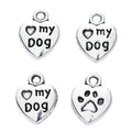 Zinc Alloy Heart Charm Pendant No.742529 for DIY Necklace Bracelet Jewelry Making view 4