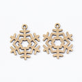 Zinc Alloy Snowflake Charm Pendant No.426370 for DIY Necklace Bracelet Jewelry Making view 4
