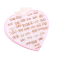 36 Pairs Boxed Korean Style Zircon Rhinestone Stud Set For Women Elegant Fashion Earrings view 5