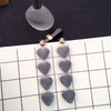 Gray Velvet Hearts