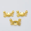 Zinc Alloy Crab Charm Pendant No.333498 for DIY Necklace Bracelet Jewelry Making view 4