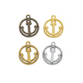Zinc Alloy Anchor Charm Pendant No.345798 for DIY Necklace Bracelet Jewelry Making view 5