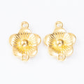Zinc Alloy Rose Charm Pendant No.336769 for DIY Necklace Bracelet Jewelry Making view 4