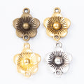 Zinc Alloy Rose Charm Pendant No.336769 for DIY Necklace Bracelet Jewelry Making view 5