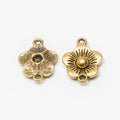 Zinc Alloy Rose Charm Pendant No.336769 for DIY Necklace Bracelet Jewelry Making view 3