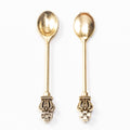 Gold Zinc Alloy Crown Cutlery Charm Pendant for DIY Necklace Bracelet Jewelry Making view 4