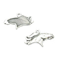 Zinc Alloy Horse Charm Pendant No.527565 for DIY Necklace Bracelet Jewelry Making view 2