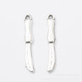 Gold Zinc Alloy Cutlery Charm Pendant for DIY Necklace Bracelet Jewelry Making view 5