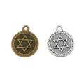 Zinc Alloy Hexagon Charm Pendant for DIY Necklace Bracelet Jewelry Making view 4