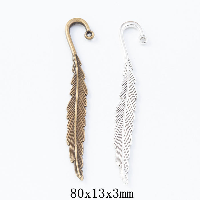 Zinc Alloy Bookmark Charm Pendant No.973801 for DIY Necklace Bracelet Jewelry Making