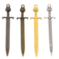 Zinc Alloy Cat Head Sword Charm Pendant for DIY Necklace Bracelet Jewelry Making view 5