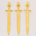 Zinc Alloy Cat Head Sword Charm Pendant for DIY Necklace Bracelet Jewelry Making view 4