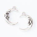 Zinc Alloy Moon Charm Pendant No.322277 for DIY Necklace Bracelet Jewelry Making view 2