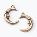 Zinc Alloy Moon Charm Pendant No.322277 for DIY Necklace Bracelet Jewelry Making view 4