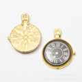 Zinc Alloy Clock Charm Pendant No.744057 for DIY Necklace Bracelet Jewelry Making view 3