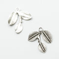 Zinc Alloy Leaf Charm Pendant No.589824 for DIY Necklace Bracelet Jewelry Making view 3