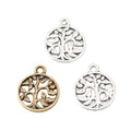 Zinc Alloy Tree Charm Pendant No.224906 for DIY Necklace Bracelet Jewelry Making view 4