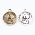 Zinc Alloy Skull Charm Pendant No.756732 for DIY Necklace Bracelet Jewelry Making view 4