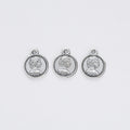 Zinc Alloy Woman Head Charm Pendant No.777649 for DIY Necklace Bracelet Jewelry Making view 3