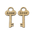 Zinc Alloy Key Charm Pendant No.084592 for DIY Necklace Bracelet Jewelry Making view 4