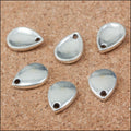 Antique Silver Zinc Alloy Teardrop Charm Pendant for DIY Necklace Bracelet Jewelry Making view 2