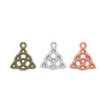 Zinc Alloy Hollow Triangle Charm Pendant for DIY Necklace Bracelet Jewelry Making view 5