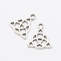 Zinc Alloy Hollow Triangle Charm Pendant for DIY Necklace Bracelet Jewelry Making view 2