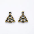 Zinc Alloy Hollow Triangle Charm Pendant for DIY Necklace Bracelet Jewelry Making view 4