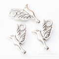 Zinc Alloy Bird Charm Pendant No.681425 for DIY Necklace Bracelet Jewelry Making view 2