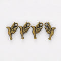 Zinc Alloy Bird Charm Pendant No.681425 for DIY Necklace Bracelet Jewelry Making view 3
